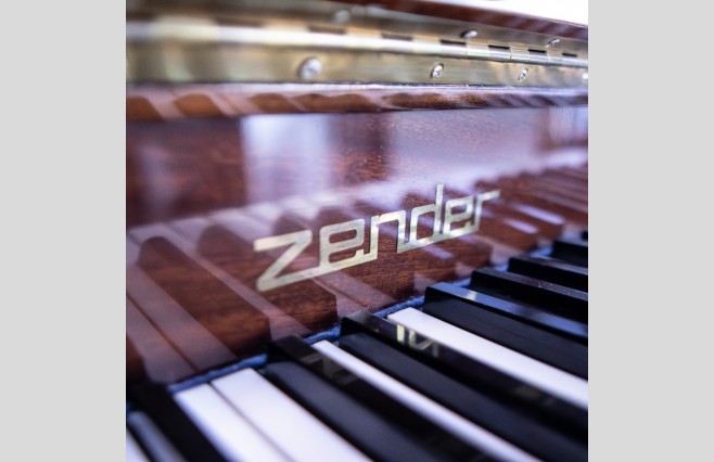 Used Zender Polished Mahogany Compact Upright Piano - All Inclusive Premium Package (SN:00104) - Image 6